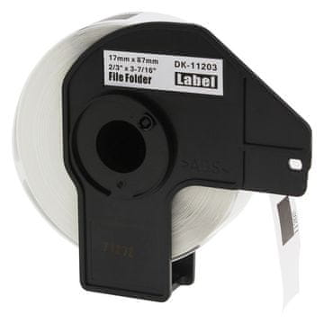 shumee Samolepilne etikete DK-11203 17x87 mm za Brother