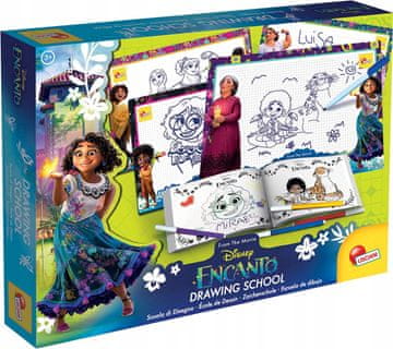 Lisciani Šola risanja Lisciani encanto Disney vključuje 4 izbrisne table
