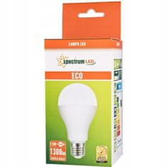 shumee Spectrum GLS E27 LED 13W WW ECO ALU 1300lm 200 stopinj 230V topla