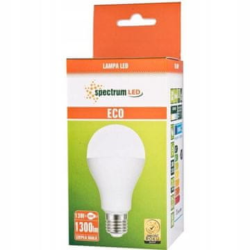 shumee Spectrum GLS E27 LED 13W WW ECO ALU 1300lm 200 stopinj 230V topla