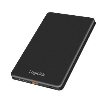 shumee MagSafe 5000mAh Slim USB-C PD 20W magnetna prenosna baterija za iPhone LogiLink