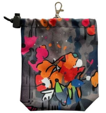 Vrečka za pasje priboljške 13 x 16 cm StreetArt Zip