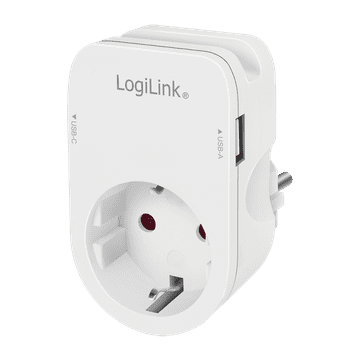 shumee Polnilnik LogiLink adapter USB-C USB-A potovalni nosilec za telefon
