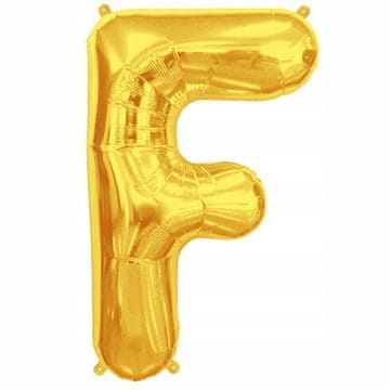 shumee F folija balon zlata črka f 40 cm dekoracija za rojstni dan