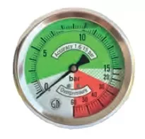 shumee Navoj manometra zadnji 60 barov fi 63 mm 1/4"