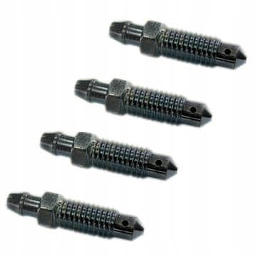 shumee Komplet 4x čeljusti za odzračevanje zavornega sistema M8x1,25 L= 35,5 mm ODP-02