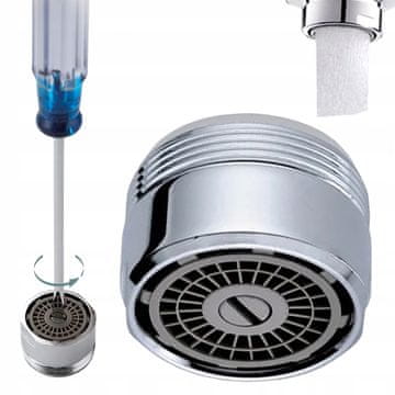 shumee Aerator M24x1 za pipe z nastavljivim pretokom 2-8 l/min