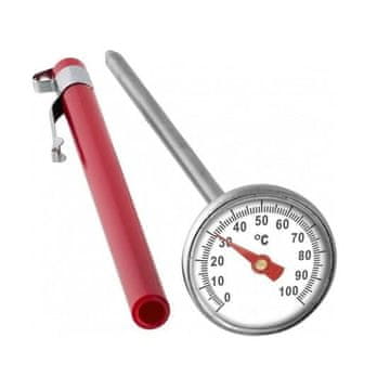 shumee Analogni termometer za čaj v etuiju "pero" 15 cm