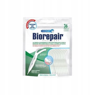 Biorepair Biorepair Flossery antibakterijska zobna nitka za zobe 36 kosov