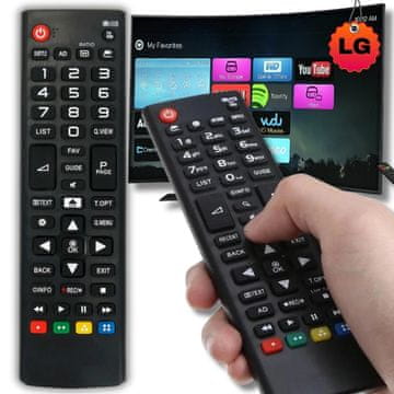 shumee Univerzalni daljinski upravljalnik, združljiv z LG TV, nadomestni LG AKB74475490