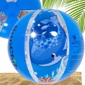 Maverick Napihljiva žoga za na plažo velika pisana ZA vodo ZA bazen, plaže, potapljaška 40CM