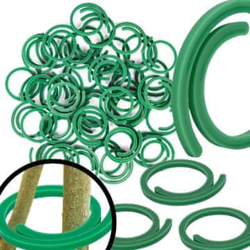 shumee Spiralne sponke za rastline, zelene, 50 kosov, 30 mm