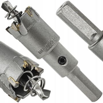 VORFAL Karbidni sveder za luknje za kovino in les 22 mm titanov karbid TCT