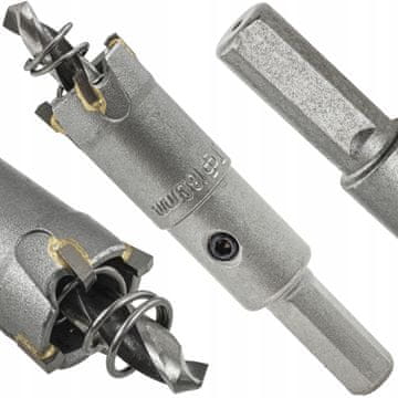 VORFAL Karbidni sveder za luknje za kovino in les 18 mm titanov karbid TCT