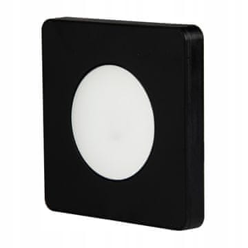 shumee LED vgradna svetilka za pohištvo, črna, 3W, 6000K, 120 lm, SLL03