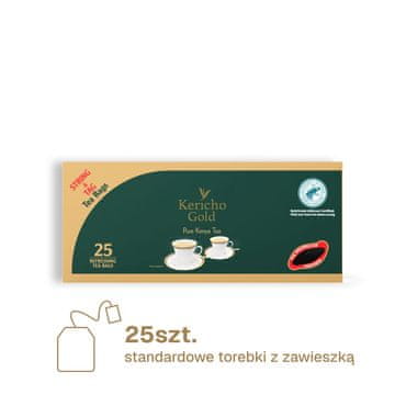 shumee Črni čaj Kericho gold, 25 vrečk standardne velikosti.