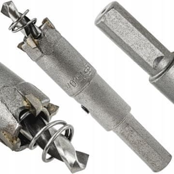 VORFAL Karbidni sveder za luknje za kovino in les 16 mm titanov karbid TCT