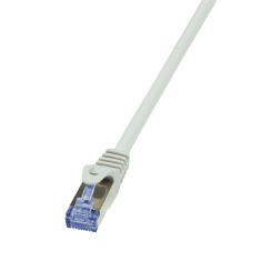 shumee PrimeLine patchcord, LAN kabel, omrežni kabel, patch kabel, kat. 7, S/FTP, siv, 1,5 m