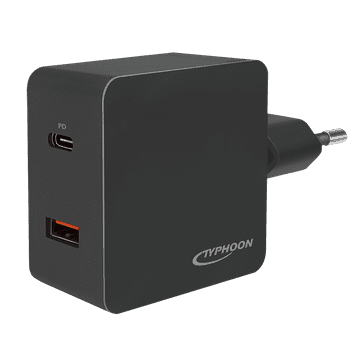 shumee Hitri stenski polnilnik USB-C PD USB QC polnilna kocka 3A 18W potovalni