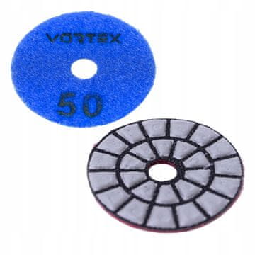 shumee Diamantni disk z ježkom na hrbtni strani, polirna blazinica, 50 mm, za Proxxon gr. 50