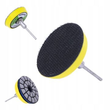 shumee Adapter z ježkom 50 mm za diamantne polirne blazinice za Proxxon M6