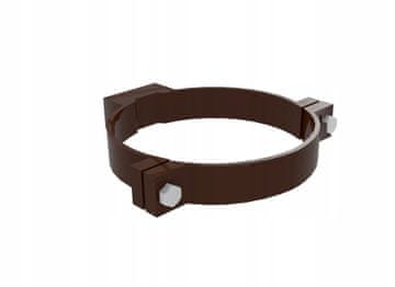 shumee Scala plastična objemka flxo+objemka (objemka) 80 mm rjava
