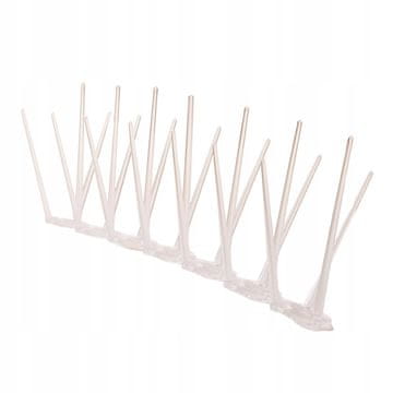 shumee Scala plastične konice proti pticam, prozorne, 33 cm
