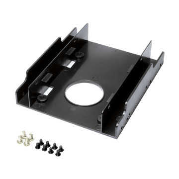 shumee Montažni okvir LogiLink: 2x HDD/SSD 2,5" v 3,5", adapter 2,5" na 3,5"