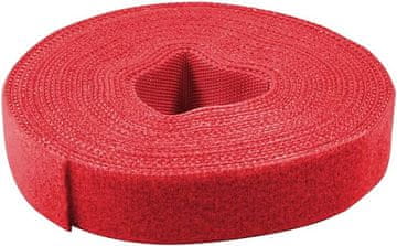 shumee Ježki trak ZA kable logilink kabelska vezica 16 mm 4 m rdeč organizator
