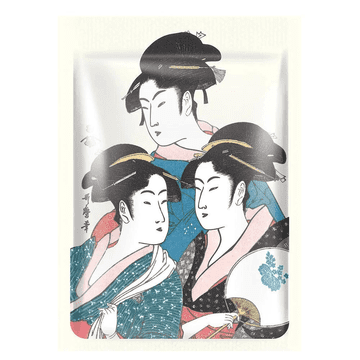shumee Japonska maska Mitomo Gold in Cherry Blossom