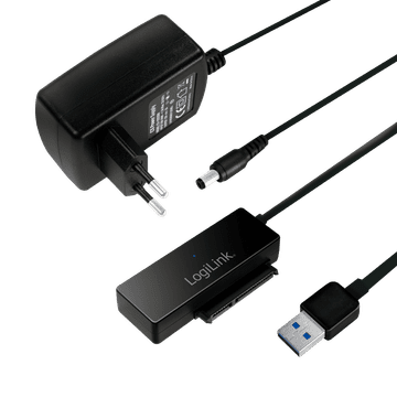 shumee LogiLink 5Gb/s USB 3.0 na SATA adapter za HDD/SSD in CD pogone do 10 TB