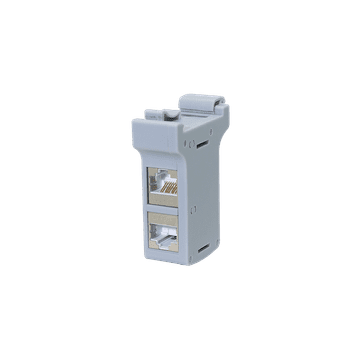 shumee Keystone adapter za montažo na DIN letev RJ45 Cat.6A oklopljeni konektor LogiLink