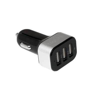 shumee LogiLink 3xUSB 25,5W 12–24V polnilnik za avtomobilski vžigalnik