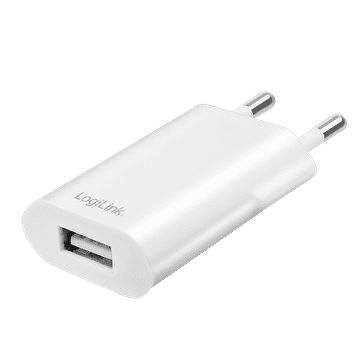 shumee Stenski polnilnik LogiLink USB, kompakten, hitro polnjenje, zmogljiv 5 W