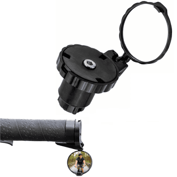 shumee Mini vzvratno ogledalo za kolo, vrtljivo za 360°, zložljivo krmilo
