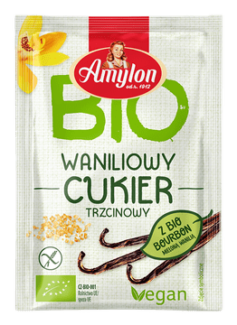 Amylon Amylon organski sladkor z burbonsko vanilijo brez glutena, organski 20 g