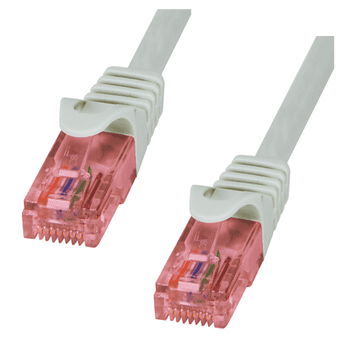 RJ45 Cat6 U/UTP patch kabel LogiLink PrimeLine 3m siv LSZH Ethernet PoE