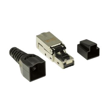 shumee RJ45 Cat.6A konektor, poceni montaža na kraju samem, LogiLink, zaščiten, 10 Gigabit