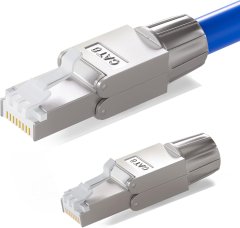 shumee Zaščiten montažni konektor Cat.8.1/Cat.6A, 40 Gbit/s, RJ45 - LogiLink