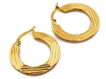 shumee Široki obročki iz zlata 375 z diamanti za ženske, elegantni 9k