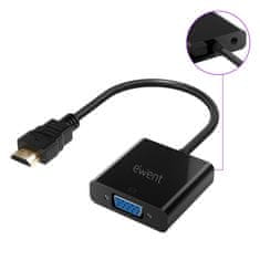 Ewent Adapter HDMI v VGA, EW9864
