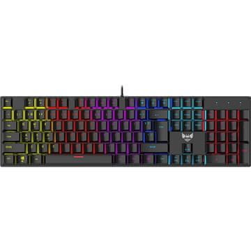 Mehanska gaming tipkovnica Dozer RGB / modra stikala / makro / Anti-Ghosting (črna)