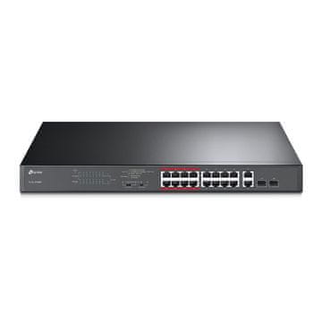 slomart TP-Link TL-SF1018P omrežni stikalo 18-portno PoE, črno