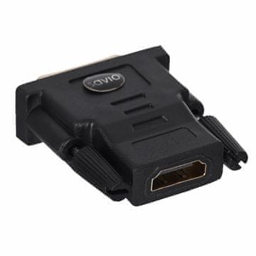 SAVIO Savio CL-21 kabel pretvornik spolov DVI na HDMI, črn