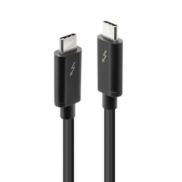 Lindy Lindy Thunderbolt 3 kabel, 1m, črn