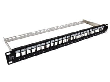 slomart AAN PK020 patch panel 1U, 24 vrat