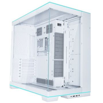 Lian Li Lian Li O11D EVO RGB PC ohišje, kaljeno steklo, belo