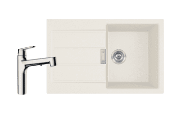 Franke Set S2D 611-78 mascarpone + LIFT krom