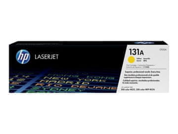 HP 131A originalna kartuša s tonerjem, rumena, standardne kapacitete 1.800 strani, 1 kos