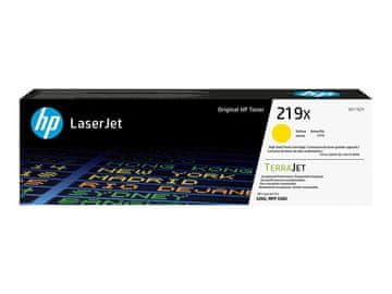 HP 219X rumena originalna tonerska kartuša z visokim izkoristkom za LaserJet